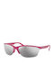 Michael Kors Women's Sunglasses with Gray Plastic Frame and Silver Mirror Lens