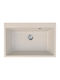 Duralit KZ075 KZ075-500 Drop-In Spüle aus Verbundgranulat B76xT50cm Beige Avena