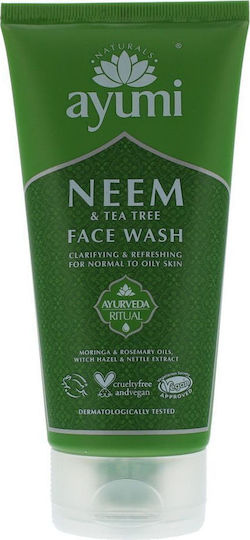 Ayumi Neem & Tea Tree Facial Cleanser Cream for Oil Control and Moisturizing Action 150ml