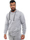 Everlast Men's Cardigan with Hood & Pockets Gray