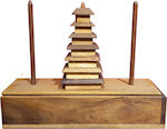 Wooden Puzzle Logic Pagoda (Hanoi Tower) Special