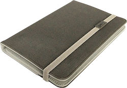 Yenkee Provence Pro Flip Cover Synthetic Leather Gray (Universal 8") YBT 0815GY