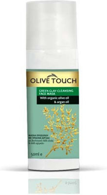 Olive Touch Green Face Cleansing Mask with Clay 50ml