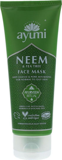 Ayumi Mască Pentru Față Neem Și Tea Tree 100ml
