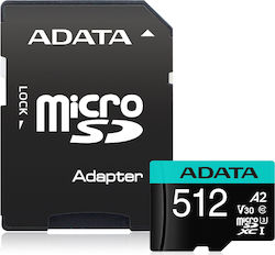 Adata Premier Pro microSDXC 512GB Class 10 U3 V30 A2 UHS-I