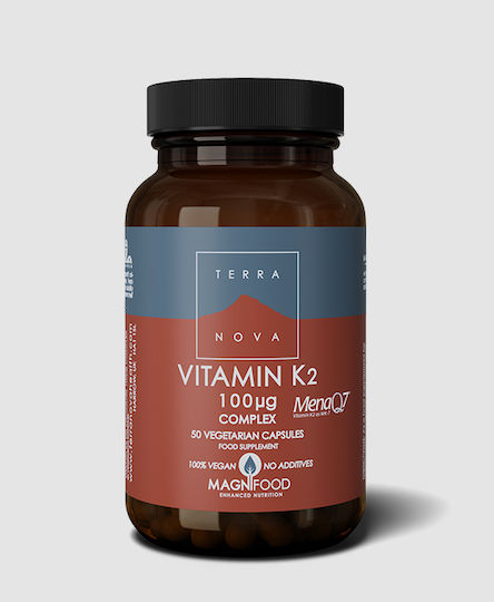 TerraNova Vitamin K2 Vitamin for Bone Health 100mcg 50 caps
