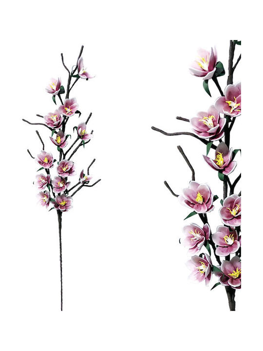 Marhome Ramură Decorativă Artificială Magnolia 134cm 1buc