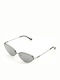 Adidas Women's Sunglasses with Silver Metal Frame and Gray Lens AOM012-078000