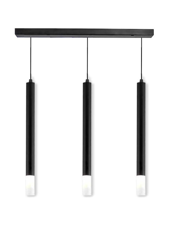 Luma Pendant Light LED Rail Black