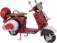 SP Souliotis Vintage Metallic Miniature Bike 18x7x11cm