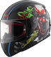 LS2 Rapid Black Motorcycle Helmet Full Face ECE 22.05 1300gr 10353 42 12