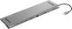 Sandberg USB-C Dockingstation für Laptops mit HDMI 4K PowerDelivery Ethernet und Bildschirmverbindungen 2 Monitore Silber (136-31)