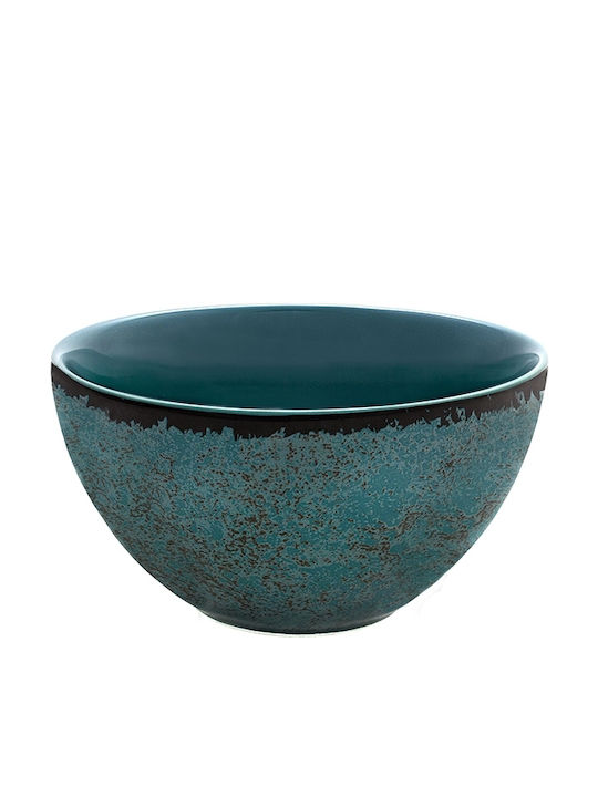 Oriana Ferelli 18274 Ceramic Salad Bowl Teal 13x13cm