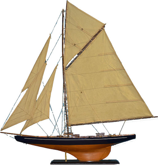 Christmas Boat Sailboat Wooden 100x108cm