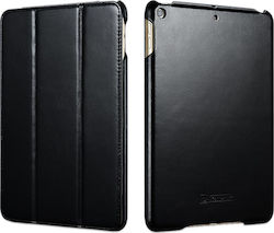 iCarer Vintage Flip Cover Leather Black for iPa...