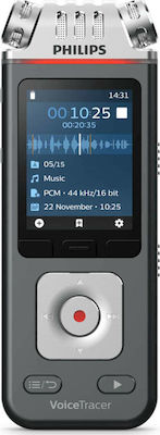 Philips Συσκευή Υπαγόρευσης DVT7110 με Eσωτερική Μνήμη 8GB