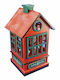 JK Home Decoration Weihnachts- Dekorative Darstellung Rot mit Musik 23x12cm