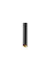 Luma Black Single Spot with Socket GU10 in Black Color Black Gold
