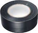 Ceys Black Αυτοκόλλητη Υφασμάτινη Ταινία Μαύρη 10mx50mm