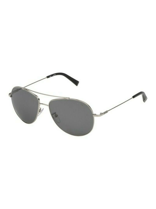 Sting Men's Sunglasses with Silver Metal Frame SST005 579X