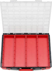 Wurth Orsy Tool Compartment Organiser 4 Slot with Removable Box Red 50x38x8.5cm