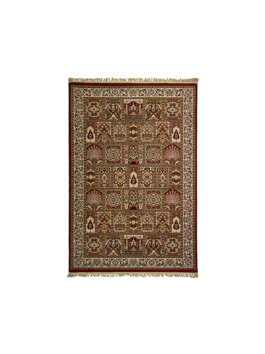 Viokarpet 6809/1018 Rug Rectangular with Fringes Red