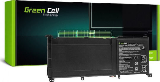 Green Cell Compatible Battery for Asus Zenbook G501J/G501JW/G501V/Pro UX501/UX501J/UX501JW with 3950mAh