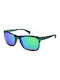 Italia Independent Men's Sunglasses with Green Plastic Frame and Green Mirror Lens 0112.035.000