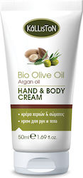 Kalliston Bio Olive Oil Ενυδατική και Αντιγηραντική Κρέμα Χεριών Argan Oil 50ml