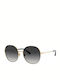 Dolce & Gabbana Women's Sunglasses with Gold Metal Frame and Black Gradient Lens DG2243 13348G