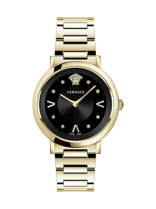 Versace Uhr mit Gold Metallarmband VEVD00619