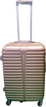Ormi ORHM Μεσαία Βαλίτσα με ύψος 65cm σε Χρυσό χρώμα