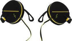 T'nB Clip Sport Wired On Ear Sports Headphones Blacα CSSPCLIP