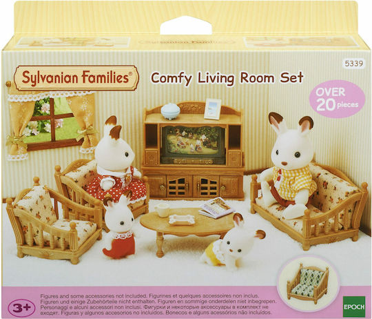 Epoch Toys Comfy Living Room Set Sylvanian Families για 3+ Ετών 16εκ. (Διάφορα Σχέδια)