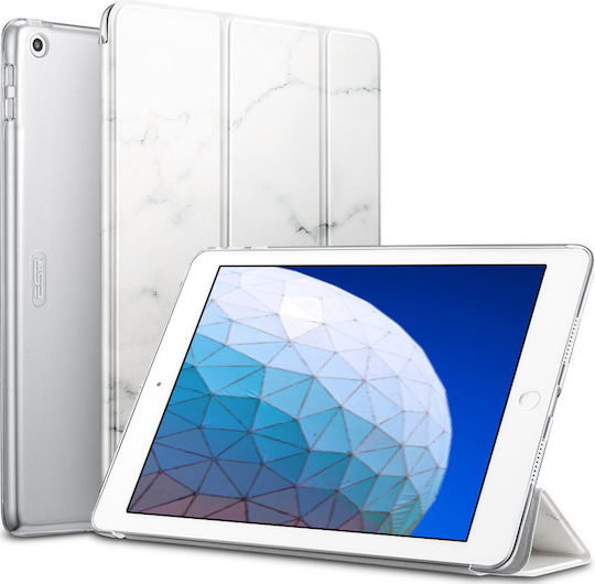 ESR Smart Case Marble Flip Cover Albă (iPad Air 2019 / iPad Pro 2017 10.5")