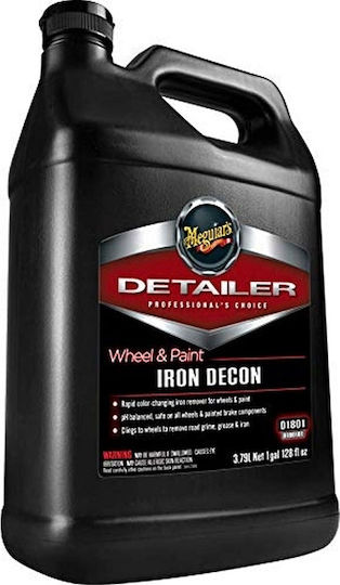 Meguiar's Detailer Wheel & Paint Iron Decon Flüssig Reinigung / Polieren für Bereifung und Felgen Auto 3.78lt