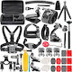 Accessory Kit MPS13889 Kit 50τμχ for Action Cameras GoPro / SJCam