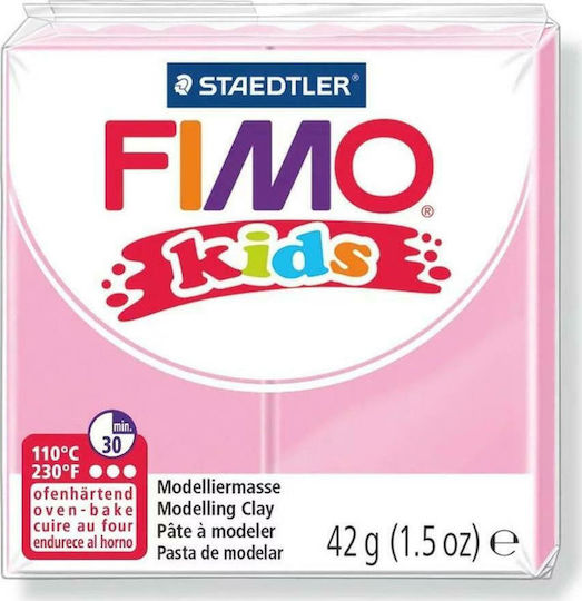 Staedtler Fimo Kids Children's Polymer Clay Pink 42gr 8030-25