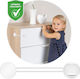 Reer Cabinet & Drawer Protector with Sticker made of Plastic in White Color 1pcs