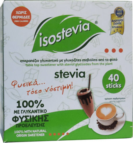 Isostevia Stevia 40 Sticks