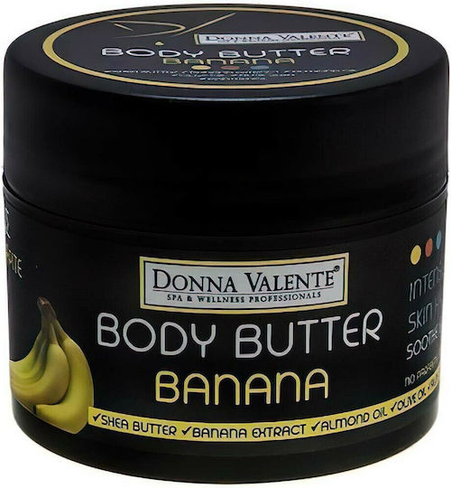 Donna Valente Banana Ενυδατικό Butter Σώματος με Βούτυρο Καριτέ για Ξηρές/Πολύ Ξηρές Επιδερμίδες 200ml