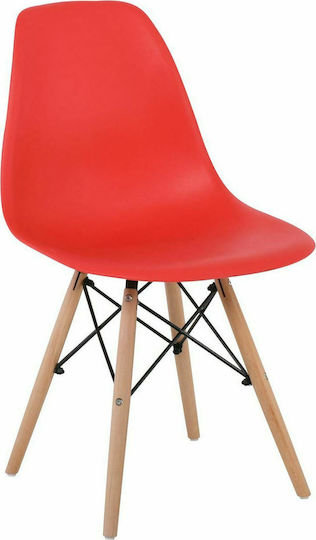 Stühle Küche Art 47x54x82cm 4Stück Red