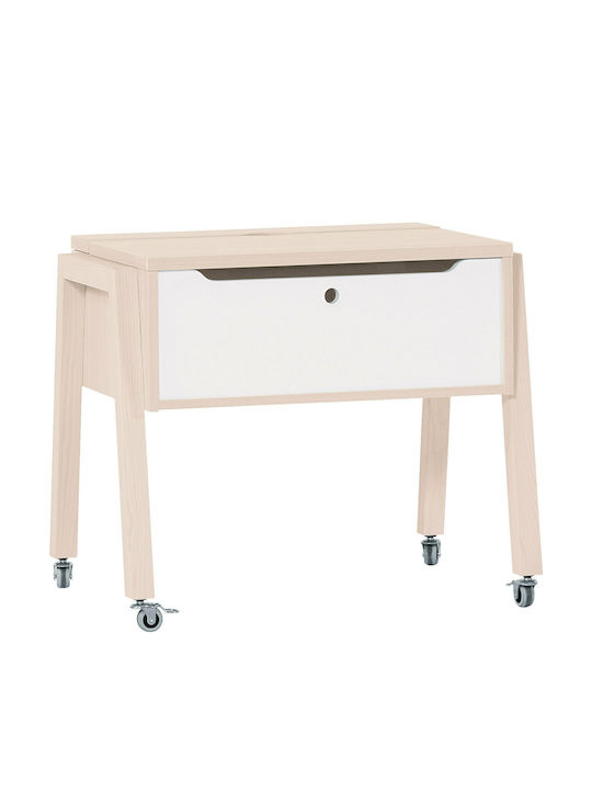 Desk Spot Young Wooden White / Oak 67x51x57cm