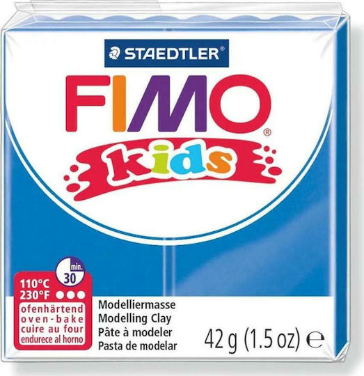 Staedtler Fimo Kids Children's Polymer Clay Blue 42gr 8030-3