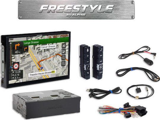 Alpine Sistem Audio Auto 2DIN (Bluetooth/USB/AUX) cu Ecran Tactil 9"