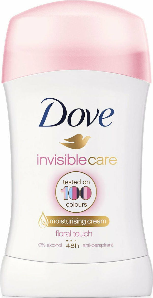 Dove Invisible Care Tested on 100 Colours Floral Touch 48h Deodorant Stick 40ml Skroutz.gr