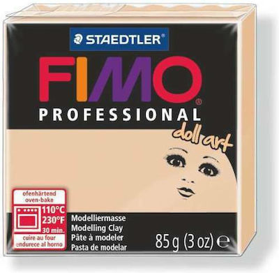 Staedtler Fimo Professional Doll Art Polymerer Modellier-Ton Sand 85gr 8027-45