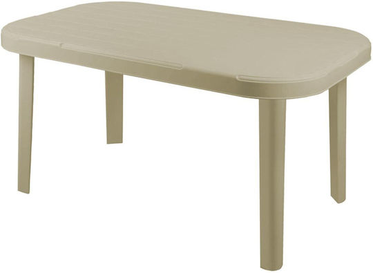 Tisch Stabil Mykonos Beige 140x85x75cm