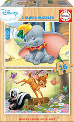 Holz Kinderpuzzle Disney Animals für 3++ Jahre 16pcs Educa