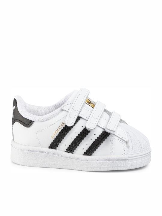 Adidas Παιδικά Sneakers Superstar με Σκρατς Cloud White / Core Black